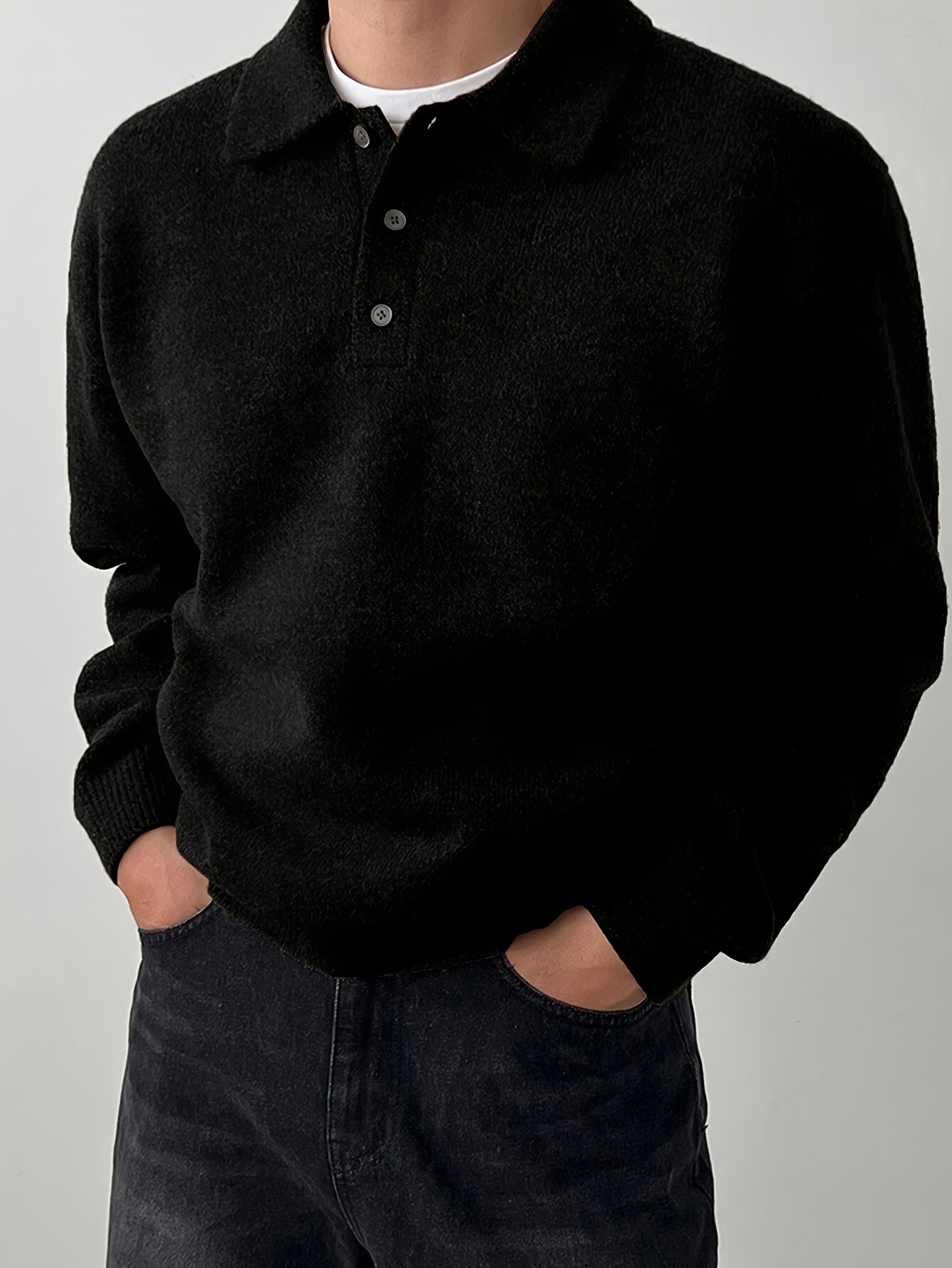 Cie Noir Polo Knit