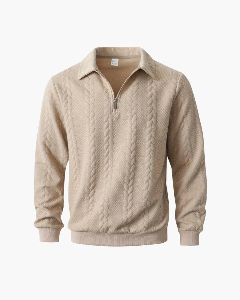 Old Money Half-Zip Sweater