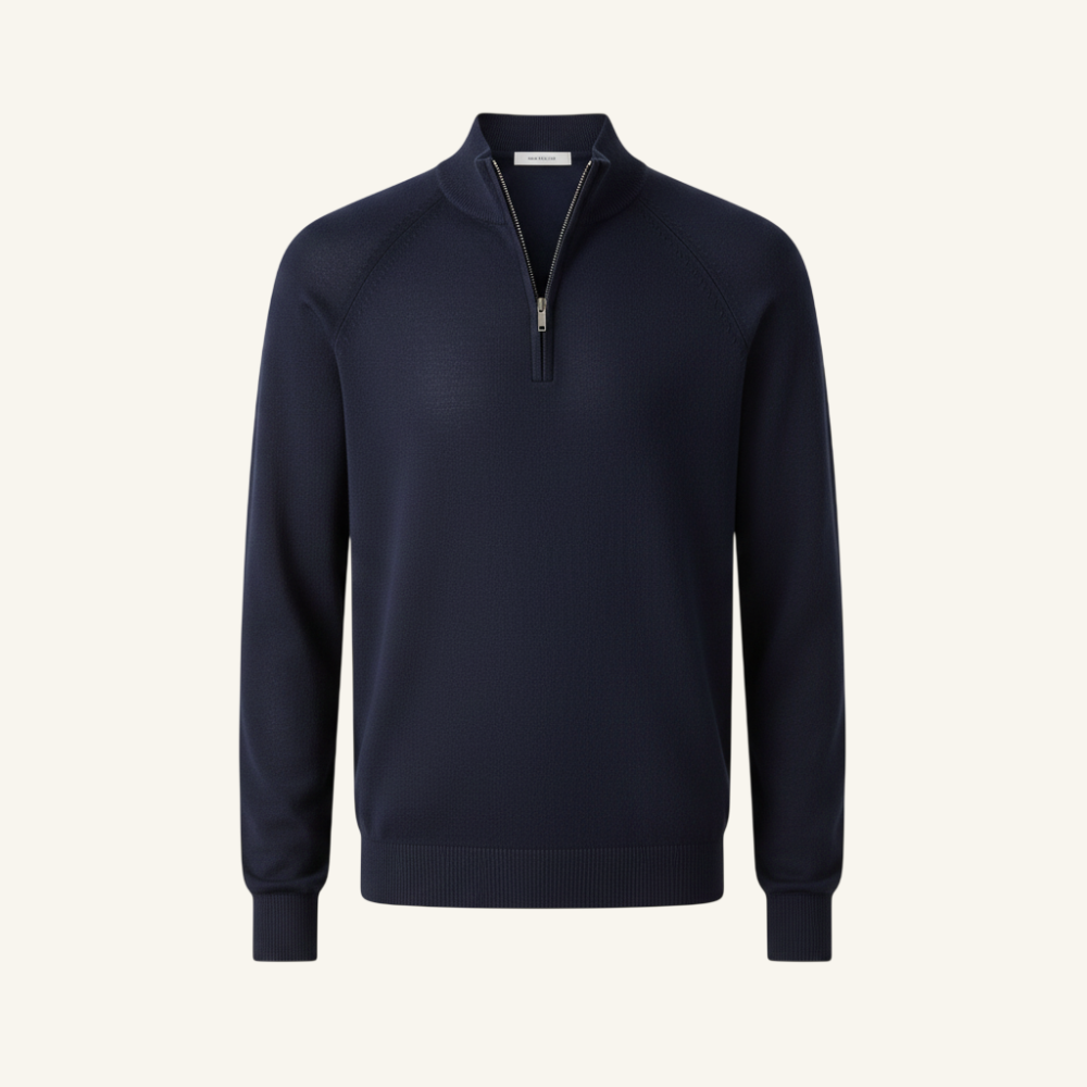 Old Money Saville Men's Half-Zip Sweater