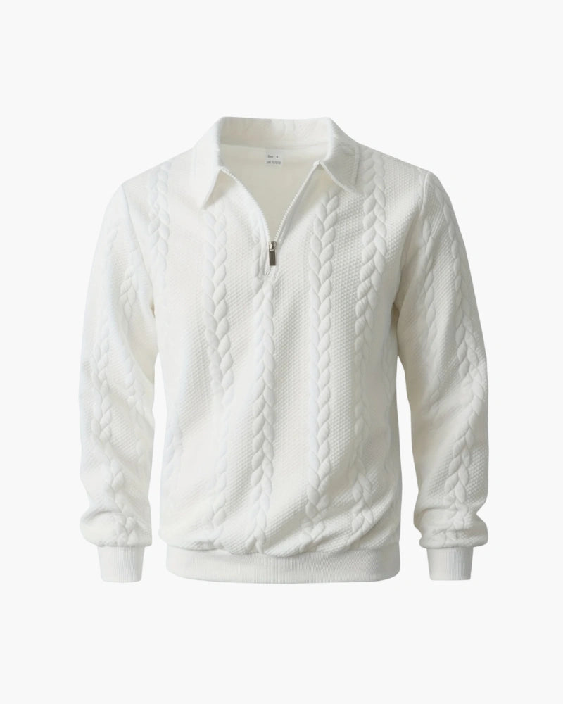 Old Money Half-Zip Sweater