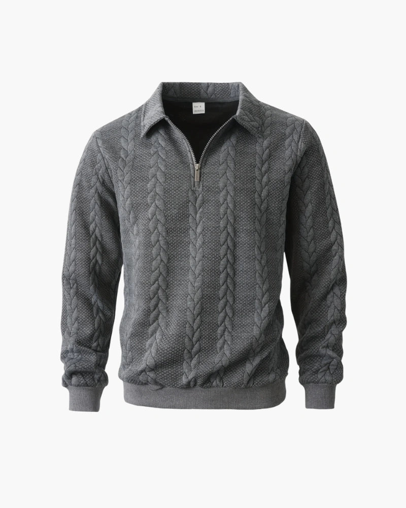 Old Money Half-Zip Sweater