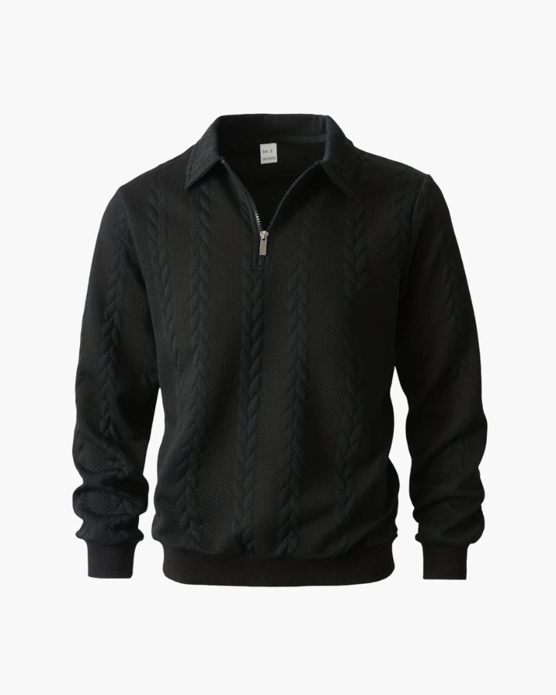 Old Money Half-Zip Sweater