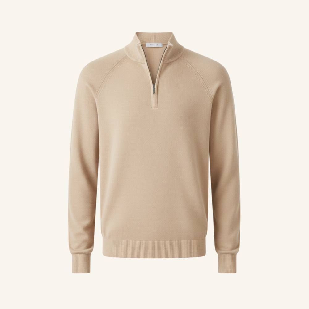 Old Money Saville Men's Half-Zip Sweater