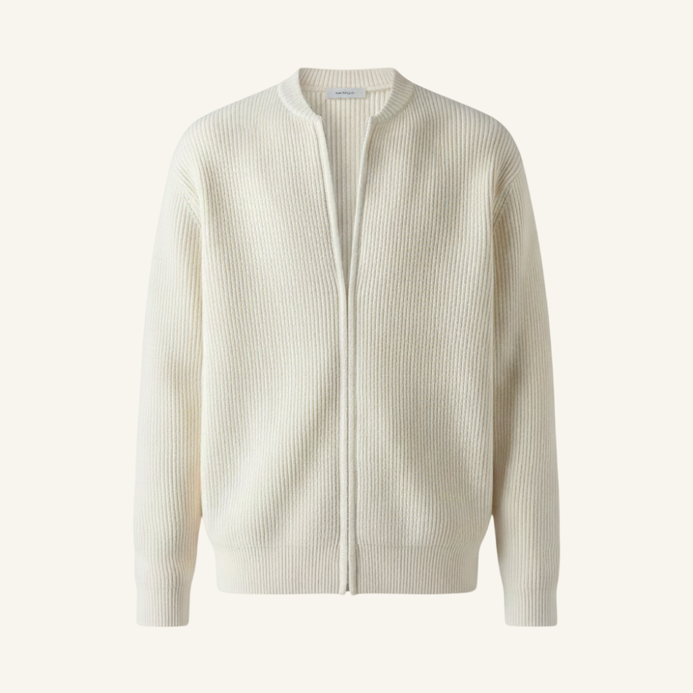 Saville Knit Zip Cardigan